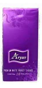 Aryuv Pocket Tissues 10S